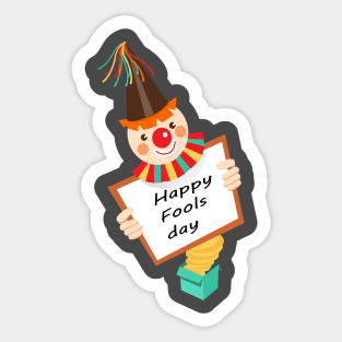 April fools day Sticker